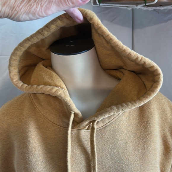 PATAGONIA FLEESE LINED HOODIE ORANGE SWEATSHIRT WOMENS SZ  S MENS SZ XS - Picture 3 of 16